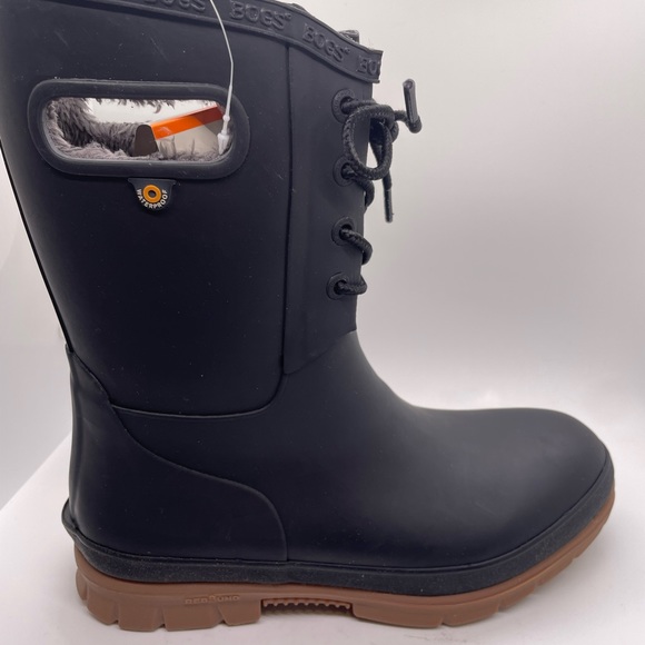 Bogs Shoes - Bogs Outdoor Boot Womens Amanda II Plush Waterproof Lace Up Size 8